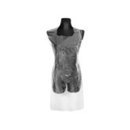 Fartuch foliowy TEDO 80 x 110 cm BEZBARWNY gruby - 50 szt.